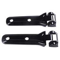 For 2018-2019 Jeep Wrangler JL Black ABS Tailgate Spare Tire Hinge Cover Trim x2