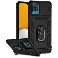 Armor Slide Camera Case For Samsung Galaxy A12 A22 A32 A52 A72 M33 M53 M23 Magnet Holder Ring Cover For GalaxyA52S  A 32 Funda For Galaxy A12 (4G) juoda