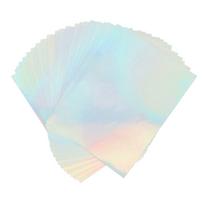 22 lapai A4 formato spausdinamo holografinio lipduko popieriaus, atsparaus vandeniui, skirtas rašaliniam spausdintuvui, holografinis lipnus popierius