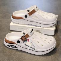 Men Clogs Slippers EVA Insole Men Slippers with Arch Support Waterproof Garden Shoes For Men Beach Shoes 42-43