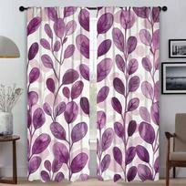 Leaf Blackout Curtains for Camera Window Curtain for Room 2 Panel Shades Partition Home Interior Curtains Halloween Decoration W60xH90cmx2pcs-CL