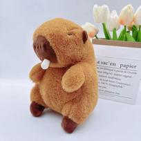Pliušinis žaislas aštuonių colių griebtuvo žaislų automatas lėlė 25 cm pučianti burbulus kapibara Bubble Capybara