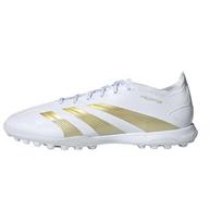 Adidas Predator League Turf Cloud White Gold Metallic Sandy Beige Met Sneakers IF6378 42 balto aukso spalvos