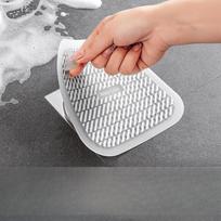 Floor Drain Anti-odor Cover, Sewer Anti-odor Pad, Bathroom Soft Rubber, Toilet and Kitchen Anti-insect and Odor-blocking Magic Tool Check pattern skaidri