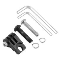 Bicycles Lighting Lamp Mount Adapter Sport Camera Mount Holder Folding Bike Light Holder Base Easy to Installation raudona