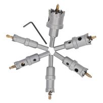 6Pcs 16 to 35mm TCT Hole Saw Kit High Accuracy 3 Blade Multifunctional Carbide Hole Saw Drill Bit Set 3 8 in Shank