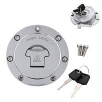 Motorcycle Fuel Cap for honda Hornet 250 NS50F CBR250 VTR250 VFR RVF NSR Spada with 2 Universal Keys (Fit Honda)