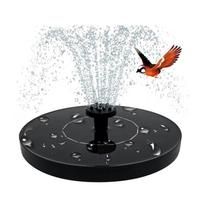 Solar-Powered Bird Bath Fountain: Floating Outdoor Water Feature