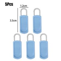 5Pcs Detachable Zipper Puller Replacement Metal Zipper Head Universal Instant Zipper Repair Kits Backpack Clothes Jackets Slider