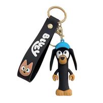 New Bluey Bingo Keychain Pendant Decoration Anime Characters Model Dolls Bag Backpack Accessories Children Toys Gifts