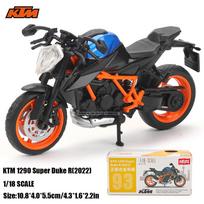 MSZ CCA 1:18 KTM 1290 Super Duke Classic Motorcycle Alloy Car Model Children's Toy Car Die Cast Motorcycle Model Toy Gifts