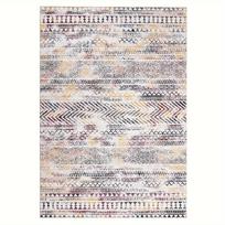 Modern Area Rug, Non-Shedding Boho Floral Area Rug for Home Office Bedroom Living Room Kitchen, Washable Carpet, Multi 40x60cm