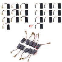 10 vnt. Anglies šepetėlių keitimas, skirtas GWS 580 GWS 850 C GWS 7-115 GWS 8-125 GWS 9-150CS GWS6-100 D11 1 black