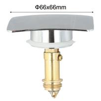 Easily Operable 66mm Click Clack Brass Basin Drain Cover for Bathrooms