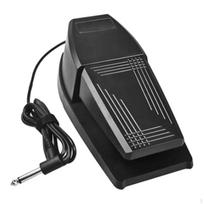 Piano Sustain Pedal Keyboard Easy to Use Momentary Footswitch 6.35mm Plug for