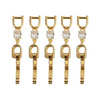 5x for Rhinestone Bracelet Extender Chain Closures Connectors for Jewelry Making auksas