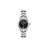 Tissot Pr100 Automatinis Mechaninis Laikrodis 100m Atsparus Vandeniui 33mm Juodas Ciferblatas Nerūdijančio Plieno Korpusas Nerūdijančio Plieno Apyrankė T101.207.11.051.00 Black Dial Silver Strap