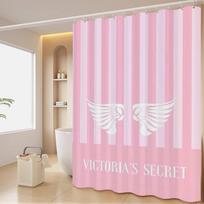 V-Victorias-Fashion-S-Secret White Shower Curtain, Bathroom Decorative Shower Curtain, Waterproof Shower Curtain With Hooks 90x180cm