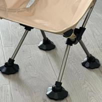 4pcs Outdoor Camping Chair Foot For Pads Chair Leg Mat Non-slip Anti-trap Covers Folding Chair Anti Slip Footrest
