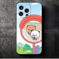Bubu Dudu Cartoon Cute Soft Phone Case for iPhone 16 16E 17 Air 15 Pro Max 14 Plus 13 Mini 11 12 7 Black Cover Back Shell iPhone 13 Mini