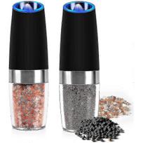 Gravity Electric Pepper Grinder, Salt and Pepper Grinder, 2 Pieces