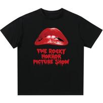 Unisex Clothing Unisex The Rocky Horror Picture Show Short Sleeve TShirt Personality Street Short Sleeve Cotton Loose Crew Neck S