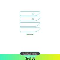 BYD Seal 06dmi Interior Protective Film: Center Console TPU Screen Sticker for Car Decoration and Modification