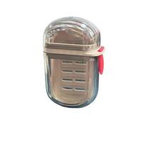 Compact Oval Travel Soap Box with Lid, Leak-Proof & Portable Soap Container with Drainage Hole skaidri