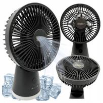 Desk Fan Standing Office Fan With Lamp Powerful Usb-C 3600 Mah
