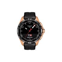 Tissot T-Sport serijos Saulės energijos kvarcinis mechanizmas Šveicariškas lengvasis išmanusis Saulės energijos lietimui jautrus ekranas Laikrodis Vyriški laikrodžiai Juodas T121.420.47.051.02 Brand Selected Shopping Bag black