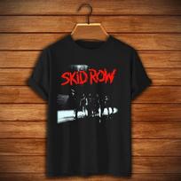 Skid Row Retro stiliaus 80-ųjų roko grupės marškinėliai Kasdieniai lauko Retro vyriški ir moteriški marškinėliai Gerbėjų atminimo marginti marškinėliai S įvairiaspalvis