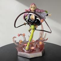 Demon Slayer GK Mini Figure - Jiyu Miya - Love Column Ganluji Temple - Scene Statue - Anime Collectible Model - Birthday Gift 22CM