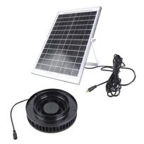 Atsparus oro sąlygoms, saulės energija maitinamas cirkuliacinis ventiliatorius, 160 mm ortako pūstuvas, 15 W saulės panelis, vėdinimo pūstuvas lauko tualeto vėdinimui 1