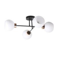 Lubų lempa Candellux Amanda 4x40W E27 juoda ir auksinė