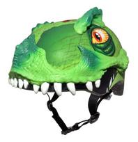 Vaikiškas dviratininko šalmas C-Preme T-Rex Awesome, žalias, 50-54 cm