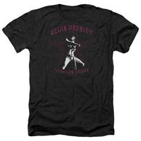 T-ShirtELVIS PRESLEY VIVA LAS VEGAS Licensed Adult Men's Heather Band Tee Shirt SM-3XL M