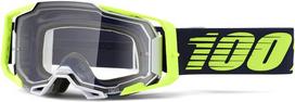 Motokroso akiniai 100% Armega Deker, žali/juodi