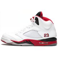 Jordan 5 Retro Fire Red Black Tongue 2013 136027-120 44 balta