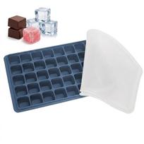 Square Shape Ice Cube Mold 40 Cavity Candy  Mold Multi-Use Silicone Ice Cube Tray  Cocktail Making mėlyna