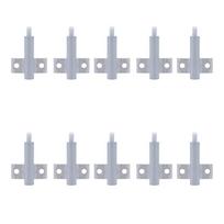 10PCS ABS Soft Close Buffer Gray Drawer Bumper Quiet Cabinet Door Damper  Drawer