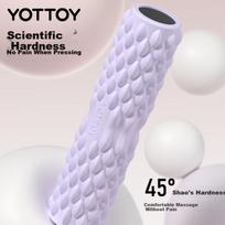 Yottoy Foam Roller, Massage Stick, Muscle Relaxation Tool, Professional Fascia Yoga Massage, Leg Slimming, Solid Roller Wheel, Dream Purple