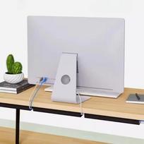 40Cm Pvc Desk Cable Tray Cable Management Under Desk Channel Cable Raceway Cord Hider No Drilling For Home Office Wire Organizer juoda