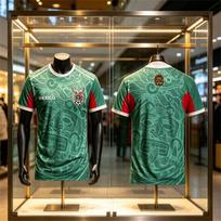 Mexican Football Training Uniform Sports Shirt 3D Printing Design Summer Round Neck T-shirt Men's Casual Fashion Short Sleeved Pullover 5XL