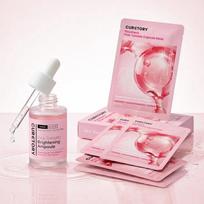 Pink Tomato Ampoule + Pink Tomato Capsule Mask Pack (5-pack)