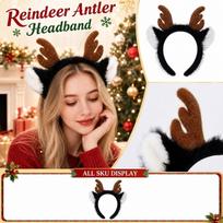 Christmas Deer Headband - Headpiece for Stage Performance, Holiday Costume One Size juoda