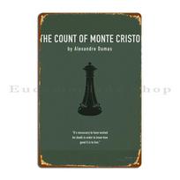 The Count Of Monte Cristo Metal Plaque Painting Garage Wall Pub Personalized Wall Decor Tin Sign Poster 20x30cm（7.8x11.8inch）