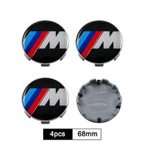 4 vnt. 68 MM Automobilio rato centrinis dangtelis Stebulės dangtelis Ratlankio Stebulės Apsauginis nuo dulkių Dangtelis Emblema BMW F30 F01 F10 F35 F15 F16 F18 E39 E46 E90 E36 E60 X1 X3 X5 X6 M