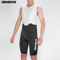 DAREVIE Cycling Bib Shorts Training Level 80Kg/m³ Pad Men's Cycling Shorts Anti Slip 4-Way Stretch Quick-Dry Cycling Shorts Asian-S juoda