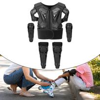 Children Motocross Vest Knee Elbow Pads Protective Gear Set for Cycling Skateboarding Ski Snow