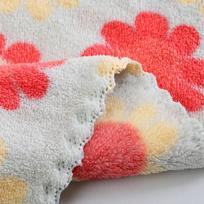1Pcs/  Coral Fleece Sunflower Cleaning Cloth Rags Absorbent Kitchen Dish Cloth Household Cleaning Cloth Wiping Towel 1PCS
